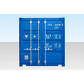 Contenedor Autoservicio DE 20 PIES CON PISO DE BAMBÚ – AZUL (RAL 5010)