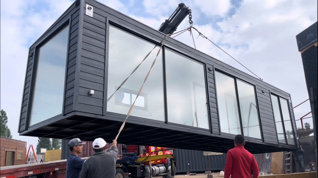 Casa Contenedor Estudio Jardín 14 m² — Oficina Exterior