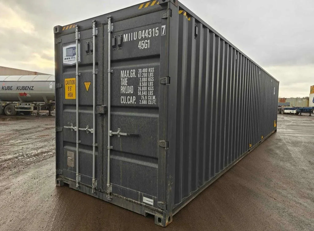 CONTENEDOR MARÍTIMO DE 40 PIES SEMINUEVO PUERTAS LATERALES