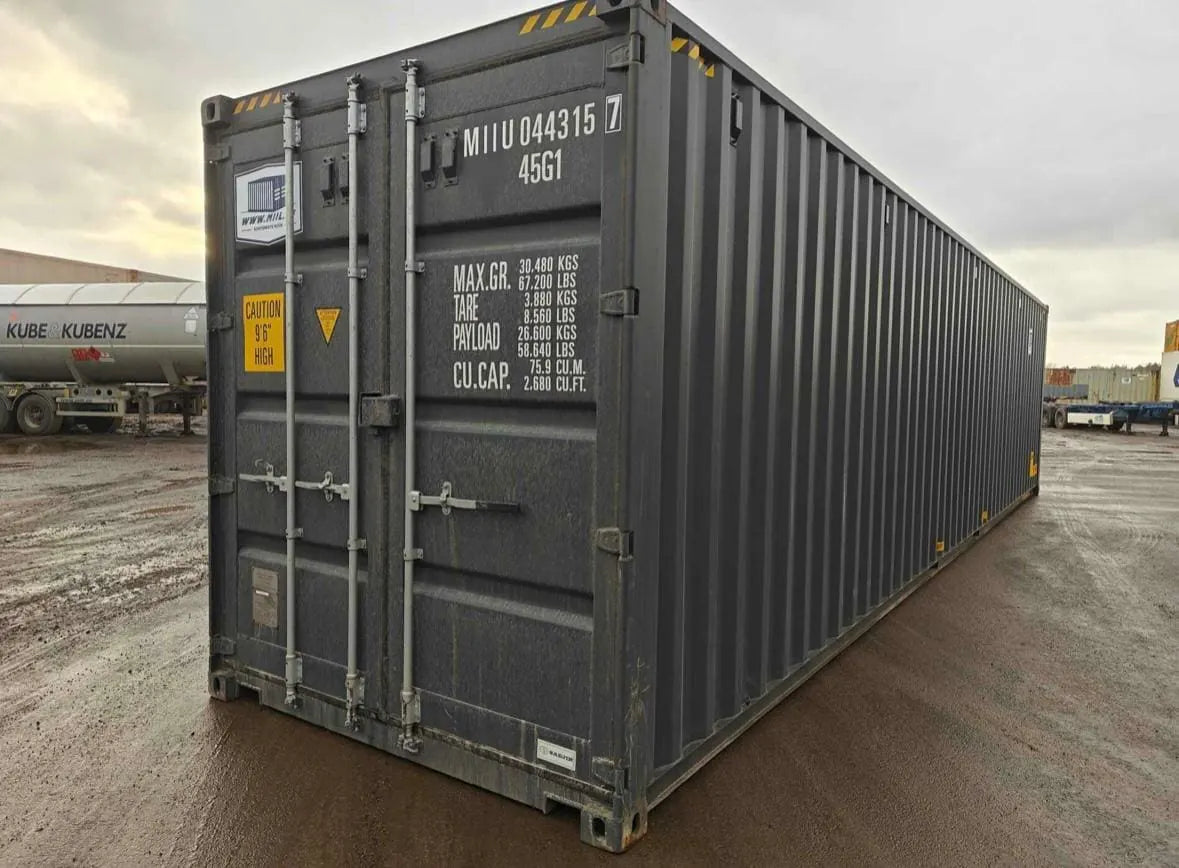 CONTENEDOR MARÍTIMO DE 40 PIES SEMINUEVO PUERTAS LATERALES