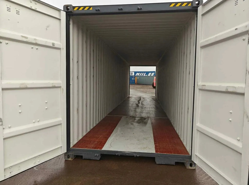 CONTENEDOR MARÍTIMO DE 40 PIES SEMINUEVO PUERTAS LATERALES