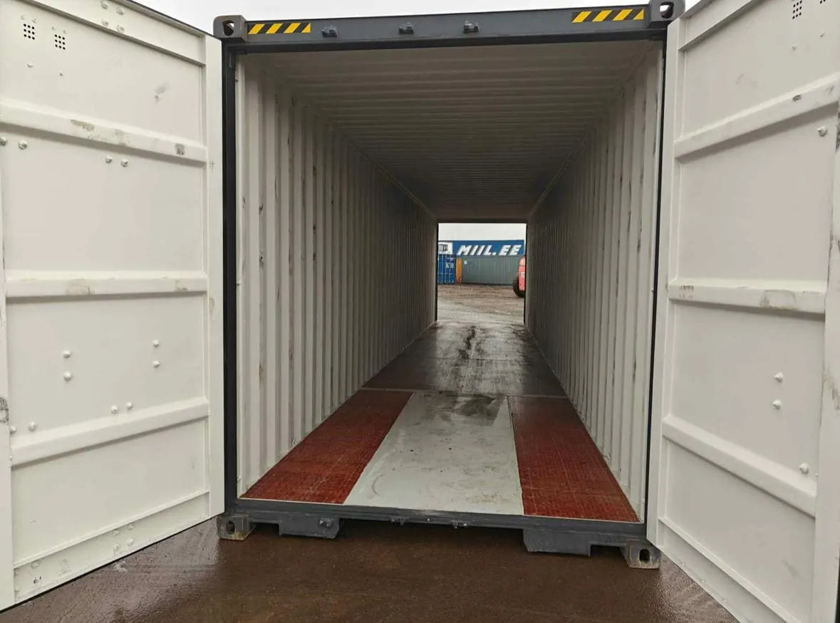 CONTENEDOR MARÍTIMO DE 40 PIES SEMINUEVO PUERTAS LATERALES