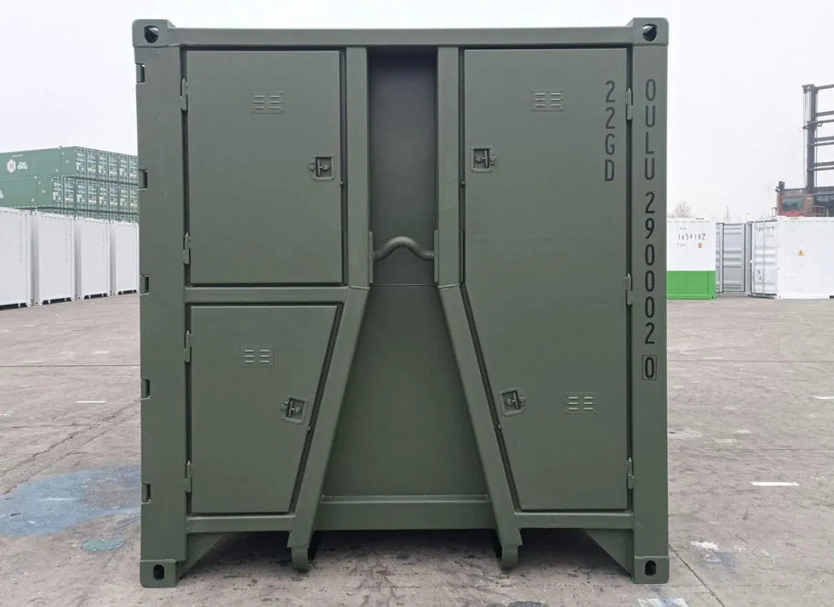 CONTENEDOR MARÍTIMO DE 30 PIES CON PUERTAS LATERALES