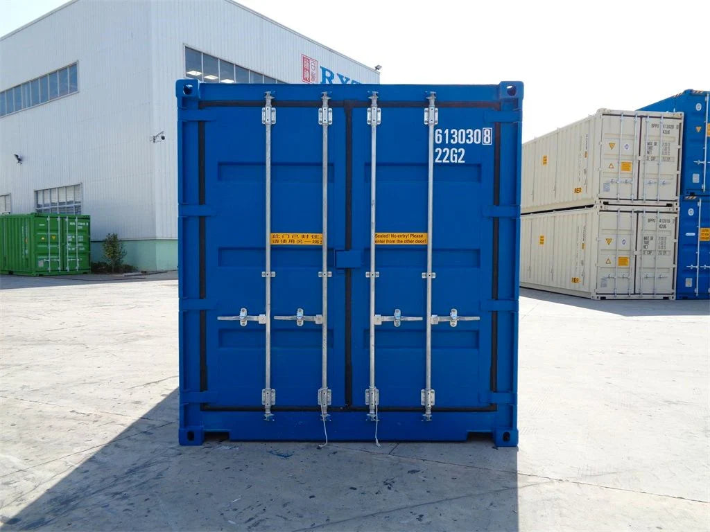 Contenedor de envío de doble puerta de 20 pies lado abierto
