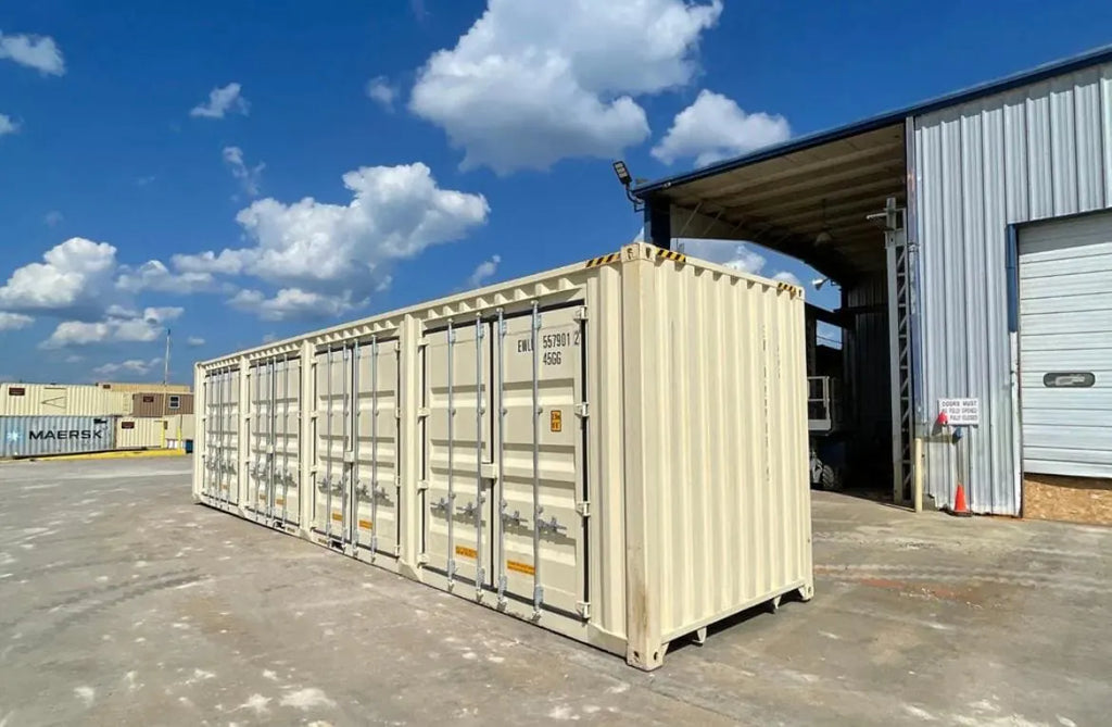 CONTENEDOR MARÍTIMO DE 40 PIES NUEVO HIGH CUBE Y CON PUERTAS LATERALES