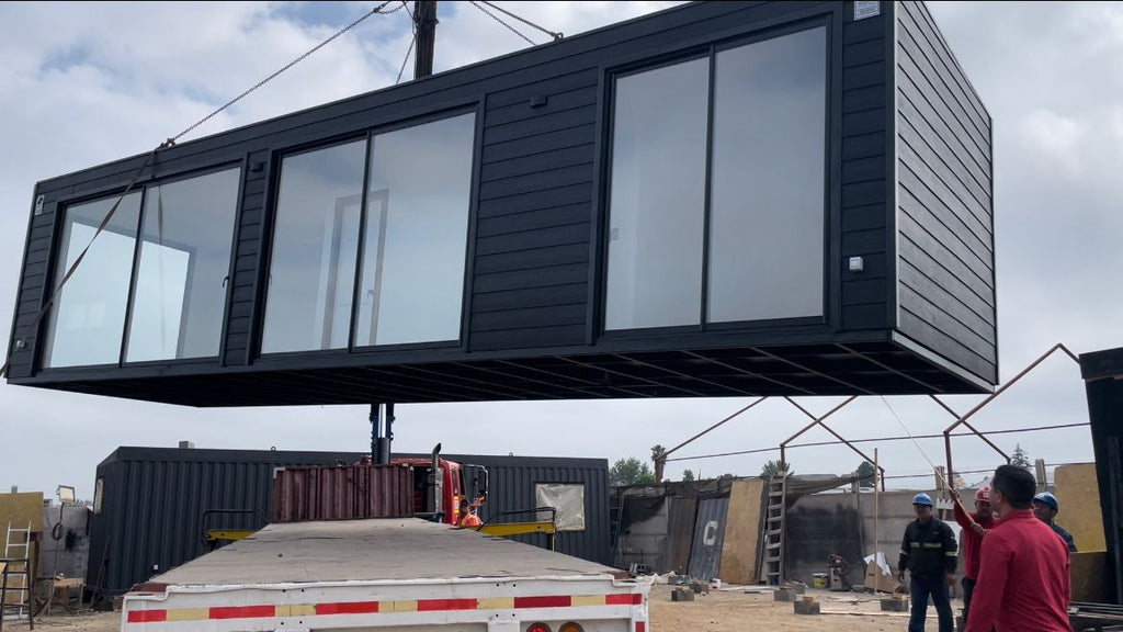 Casa Contenedor Estudio Jardín 14 m² — Oficina Exterior