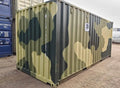 CONTENEDOR MARÍTIMO DE 20 PIES CAMUFLAJE