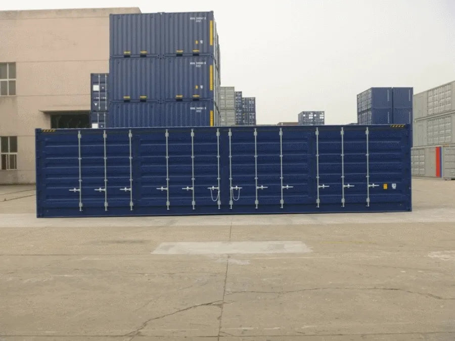 Cubo alto de contenedor de acceso lateral completo de 40 pies (9′ 6″ de altura)